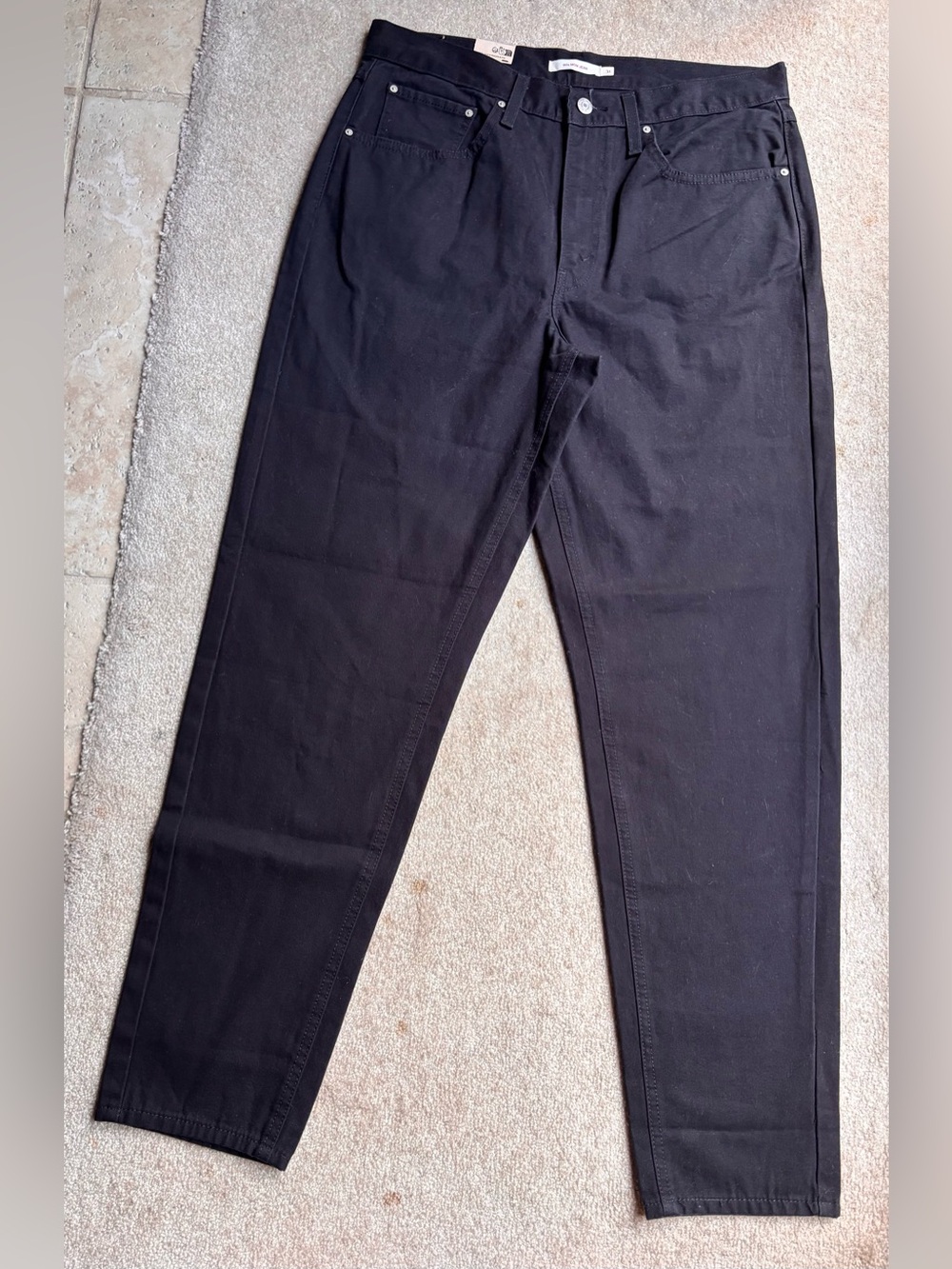 Levi’s 80s Mom Jeans Women’s 31x30 Black High Rise Tapered NWT